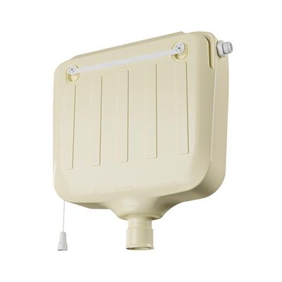 Caixa De Descarga Elevada Astra C17/s Controlada 6 / 9 Litros Bege