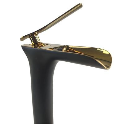 Torneira Cascata Monocomando Luxo Misturador Quente Frio Banheiro Bancada Cuba Cobre