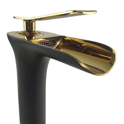 Torneira Cascata Monocomando Luxo Misturador Quente Frio Banheiro Bancada Cuba Cobre