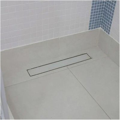Ralo Invisivel Oculto 30cm Linear Inox Banheiro Lavabo Anti Odor Anti Inseto Seguro Resistente