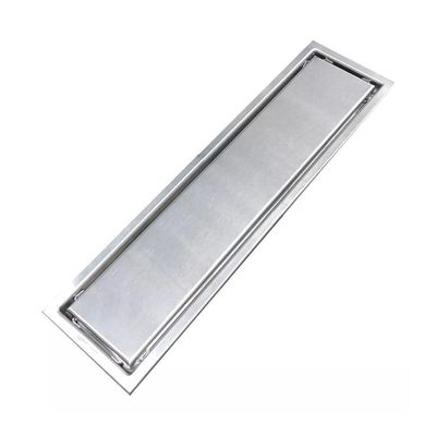 Ralo Invisivel Oculto 30cm Linear Inox Banheiro Lavabo Anti Odor Anti Inseto Seguro Resistente