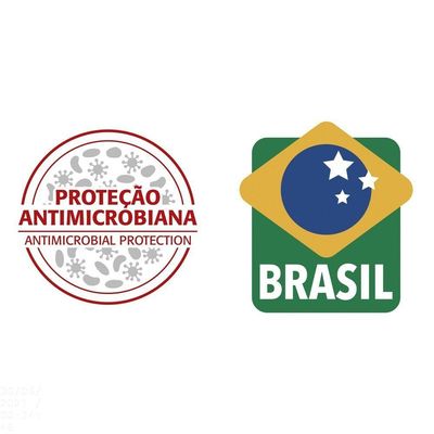 Jogo Para Churrasco Em Aço Inox Com Cabo Marrom Madeira E Polipropileno 3 Peças