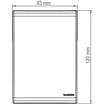 Placa 4x2 + 1 Interruptor Simples E 1interruptor Paralelo 10a 250v - Branco