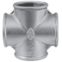 Cruzeta Galvanizada Rosca Bsp Berton Tamanho 1-2"