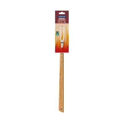 Garfo Trinchante Churrasco Com Lâmina Em Aço Inox E Cabo De Madeira 46 Cm - Tramontina