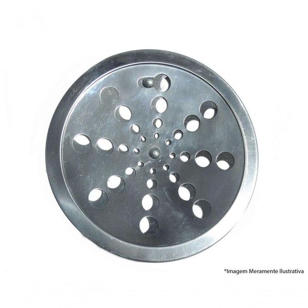 Grelha Aco Inox Overtime C/Fecho Redondo 15Cm