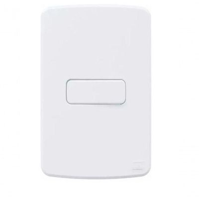 1 Kit Linha Composé Weg Interruptor Simples + Placa Com Suporte