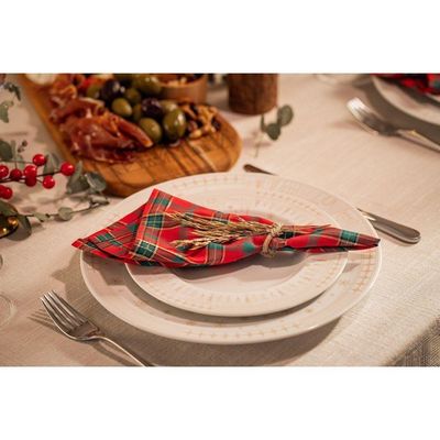 Prato Sobremesa Tramontina Capodanno Porcelana Decorada 21cm Tramontina