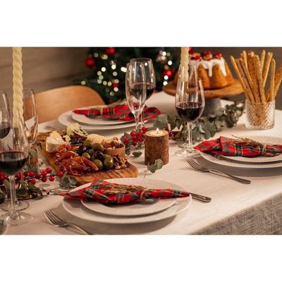 Prato Sobremesa Tramontina Capodanno Porcelana Decorada 21cm Tramontina