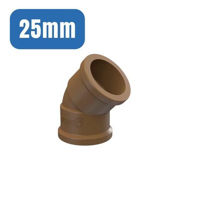 Joelho Soldável 45º 25mm - Tigre 40 Peças