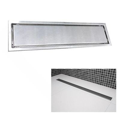 Ralo Linear Oculto 50cm Inox Banheiro Lavabo Invisivel Anti Odor Anti Inseto Higienico Seguro