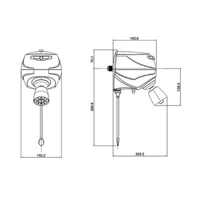 Chuveiro Lorenzetti Jet Control Eletrônico Branco 220v