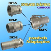 Adaptador Engate Rápido Rosca Fêmea (bsp) Ert-a 2 Pol.- Camlock