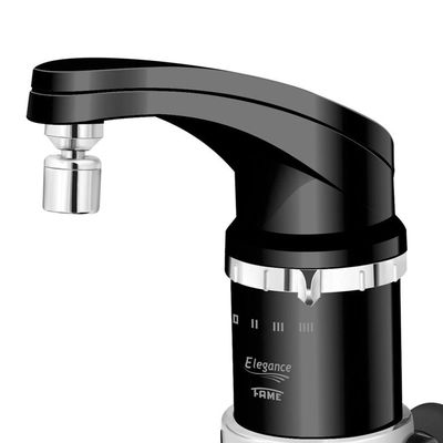 Torneira Elétrica Fame Elegance 4 Temperaturas De Parede Preta 220v