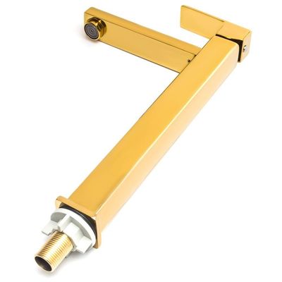 Torneira Bica Alta Banheiro/lavabo/pia Luxo Dourado