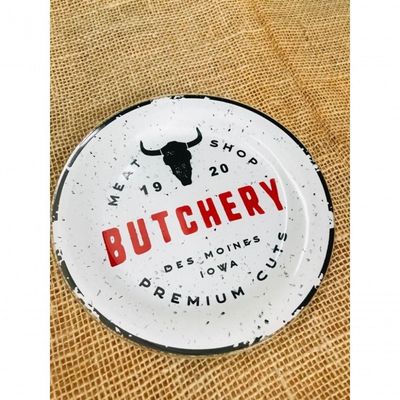 Prato De Sobremesa Steakhouse Butchery De Vidro
