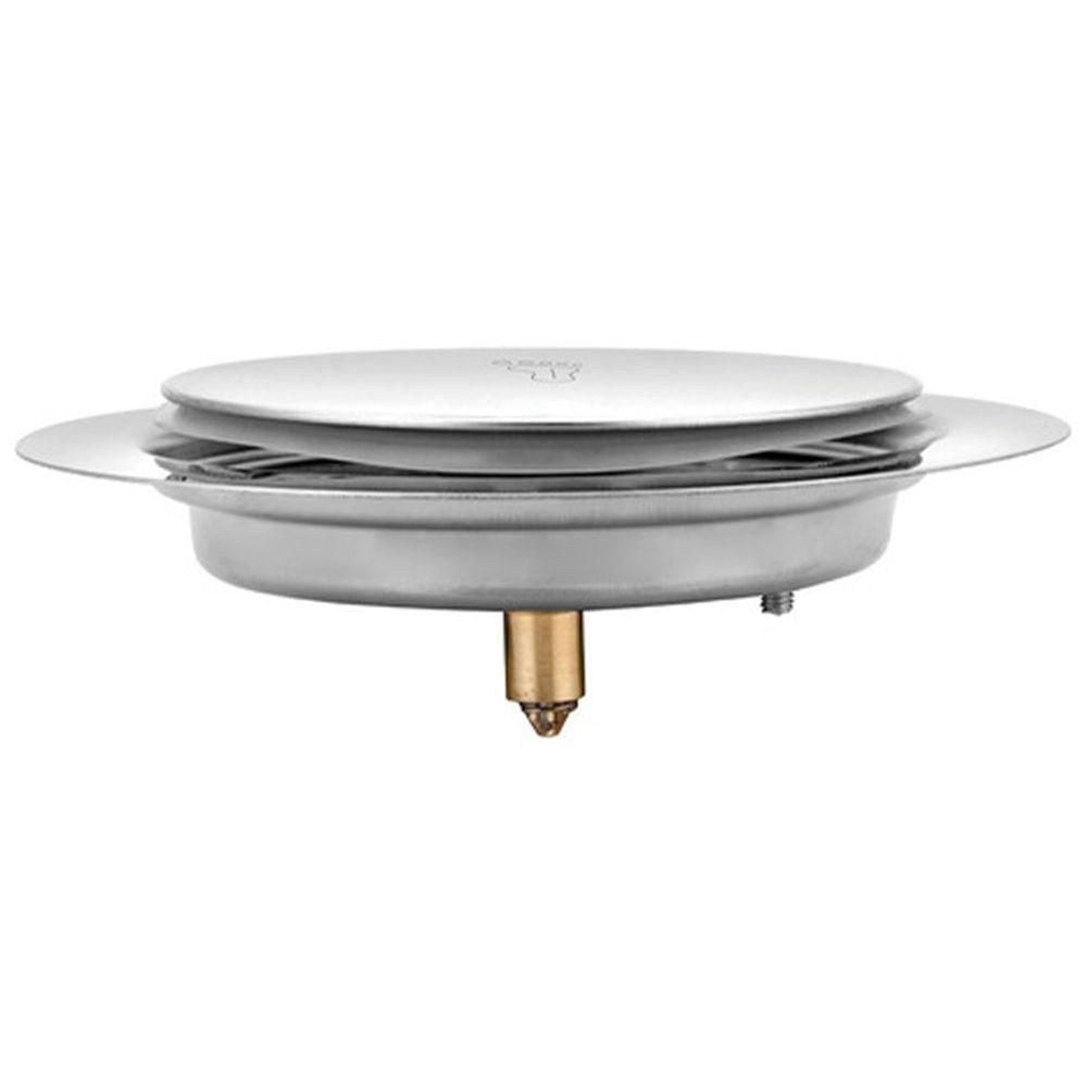 Ralos Click Inteligente 10x10 Inox Banheiro Lavabo Casa Redondo