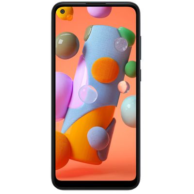 Celular Samsung Galaxy A11 Preto 64GB Tela 6.4" 3GB RAM Câmera Tripla 13MP + 5MP + 2MP