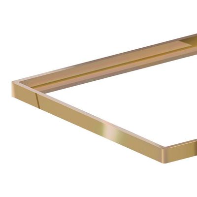 Porta Grelha Linear Elleve Quadrado 4189 15x15 Gold