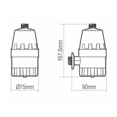 Aquecedor Elétrico Fame Branco 220v