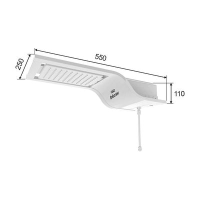 Chuveiro Fame Intense Eletrônico White 220v 00344732