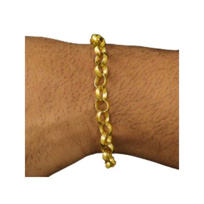 Pulseira 8mm Elo Portugues Moeda Antiga Elu Purtogues
