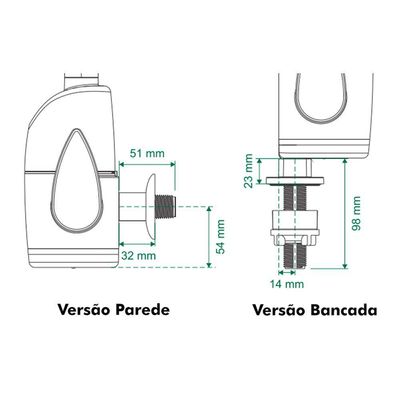 Torneira Elétrica Zagonel Prima Touch Branca 220v Tpmel55220br03