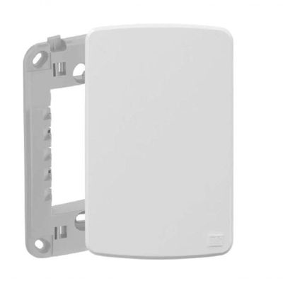 Placa Com Suporte 4X2" Cega Branco Composé