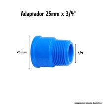 Adaptador 25mm X 3-4" Azul Irrigação Amanco