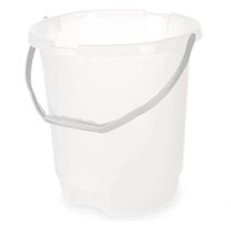 Balde Graduado 20l Transparente Plasvale 1684600
