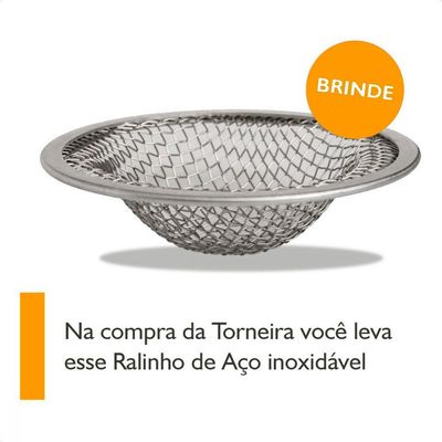 Torneira Mesa Emborrachada Azul Cônico - (ef)