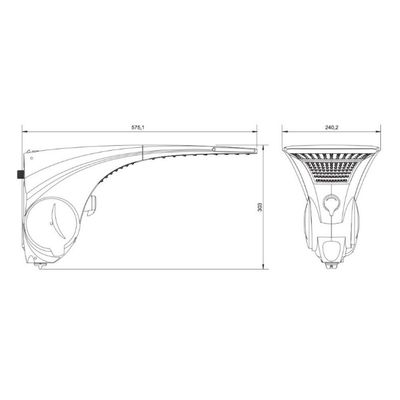 Ducha Duo Shower Turbo Eletrônica 220v - Lorenzetti Quadra