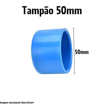 Cap Soldavel 50mm Tampao Final Femea Cano Pvc Amanco