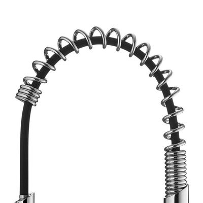 Torneira Misturador Monocomando Lorenzetti Lorenkitchen 2266 C76 De Bancada Com Ducha Cromada