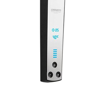 Chuveiro Lorenzetti Acqua Century Digital Preto-cromado 220v
