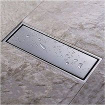Ralo Linear Oculto Inox 20cm Invisivel Banheiro Lavabo Lavanderia Anti Odor Resistente Seguro