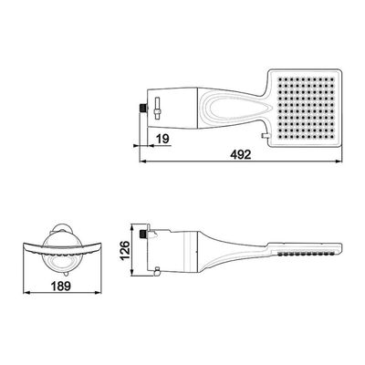Chuveiro Lorenzetti Loren Shower Ultra Multitemperaturas Branco 220v
