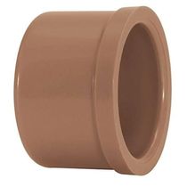 Tampão Pvc Cap Soldavel 110mm Marrom Amanco