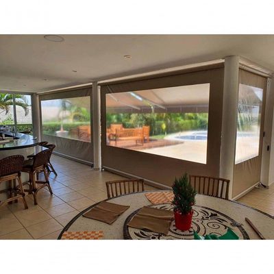 Toldo Cortina Flex - Pvc - 4,00 M Largura 2,00 Bege