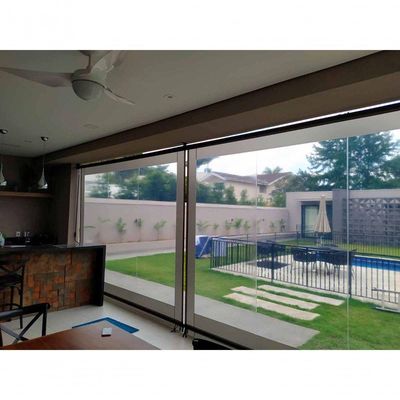 Toldo Cortina Flex - Pvc - 2,00 M Largura 4,00 Cinza