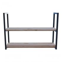 2 Estantes De Qualidade De Madeira Para Home De Teto 100x50x20