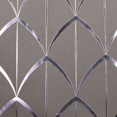 Papel De Parede White Swan Geométrico Marrom Ws100404r