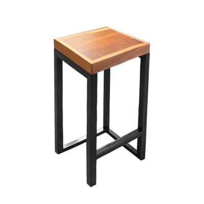 Kit 6 Banquetas Bistro Premium Estilo Industrial Preto