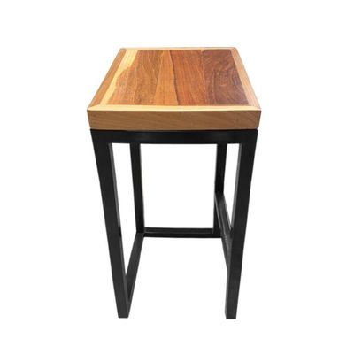 Kit 6 Banquetas Bistro Premium Estilo Industrial Preto