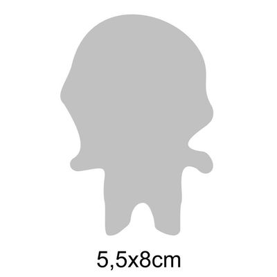 Adesivo Decorativo Em Relevo Fácil Aplicação Zumbi Cor Branco