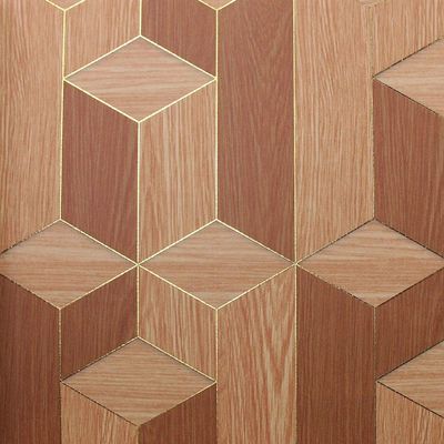 Papel De Parede White Swan Geométrico Laranja Ws101701r
