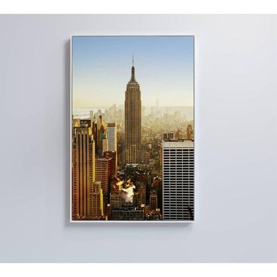 Quadro Empire State 60x90 Cm Adesivo Fotográfico