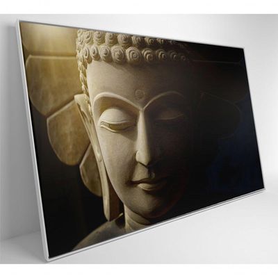 Quadro Buda Face 90x60 Cm Adesivo Fotográfico