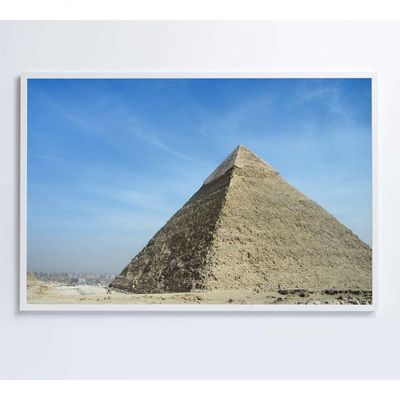 Quadro Piramide De Gizé 60x40 Cm Adesivo Fotográfico