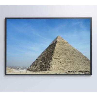 Quadro Piramide De Gizé 60x40 Cm Adesivo Fotográfico